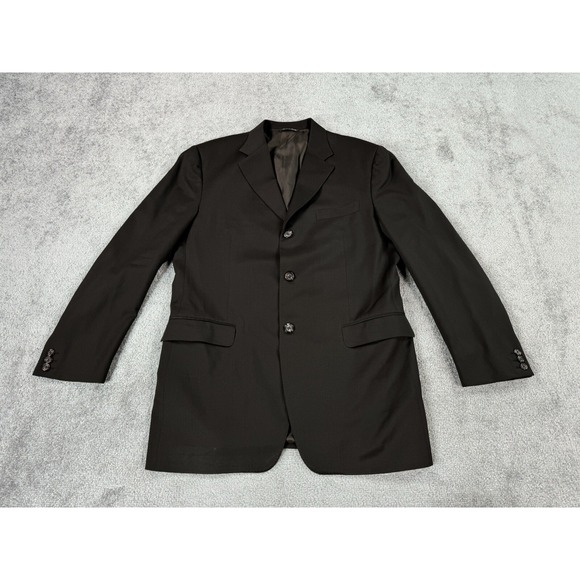 Canali Suit Jacket 42 L Brown Wool Luxury Designer Proposta Sport Coat Italy